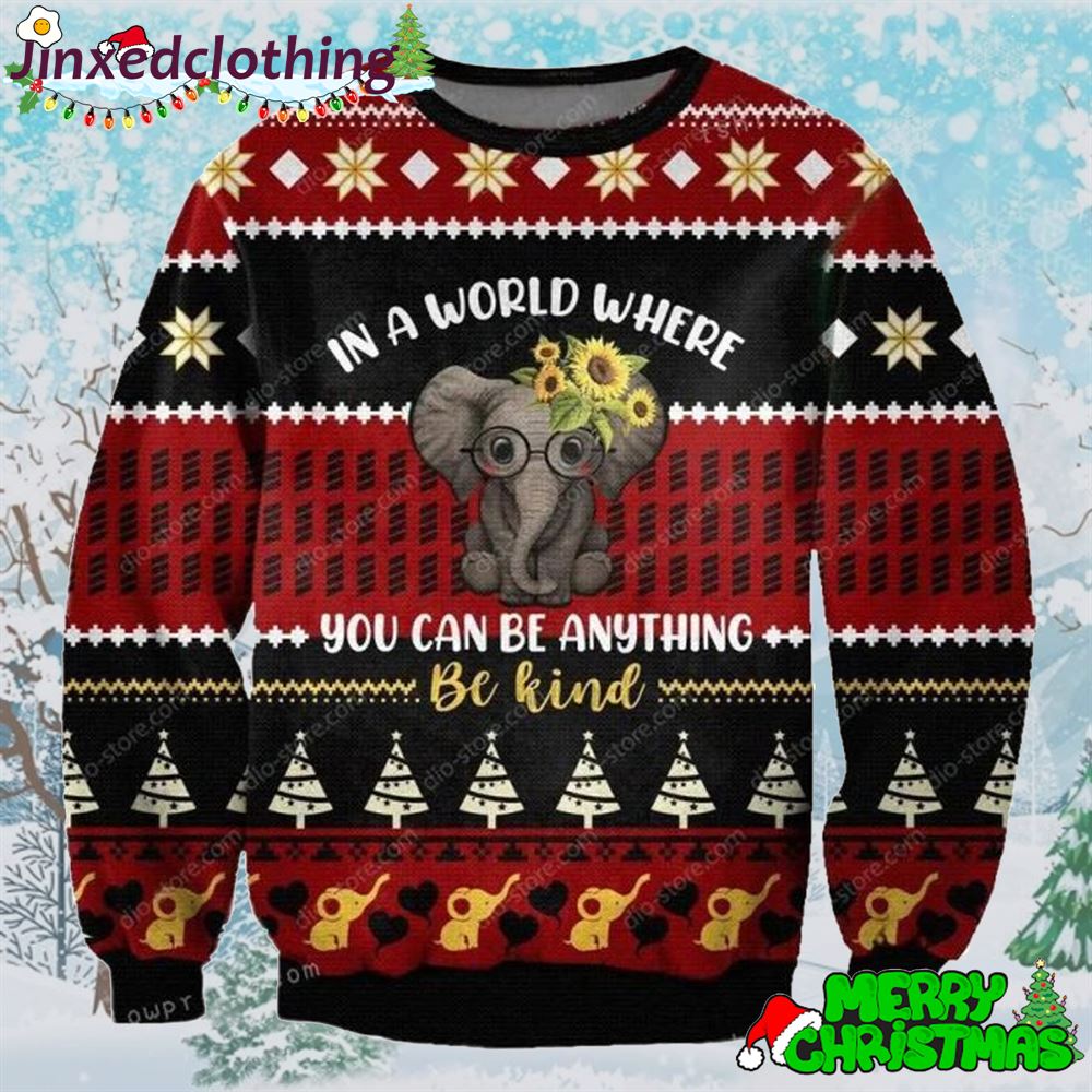 You Can Be Anything Ugly Christmas Sweater Party 